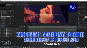 Cinematic Wedding Promo After Effects CC Project 2021