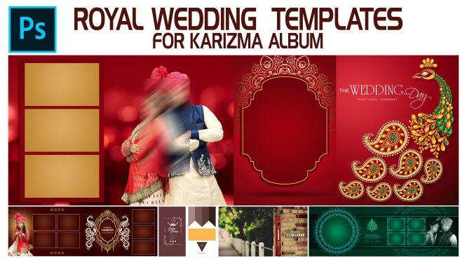 Royal Wedding Templates for Karizma Album Download