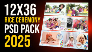 12x36 Premium Rice Ceremony PSD Templates Vol 009