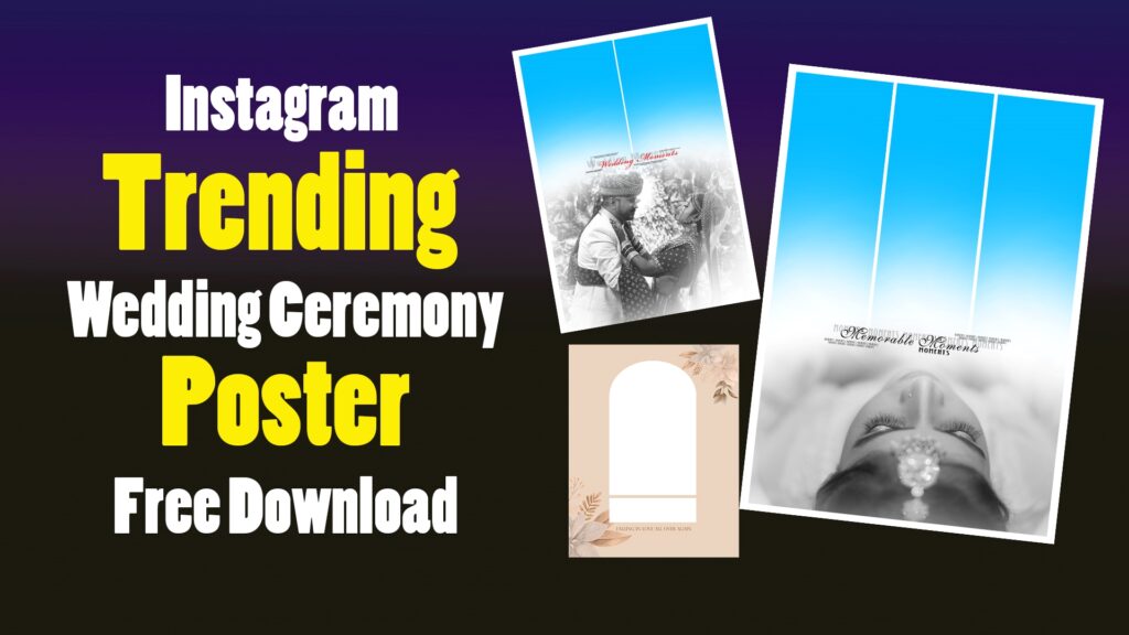 Instagram trending Wedding Ceremony Poster Free Download