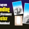 Instagram trending Wedding Ceremony Poster Free Download