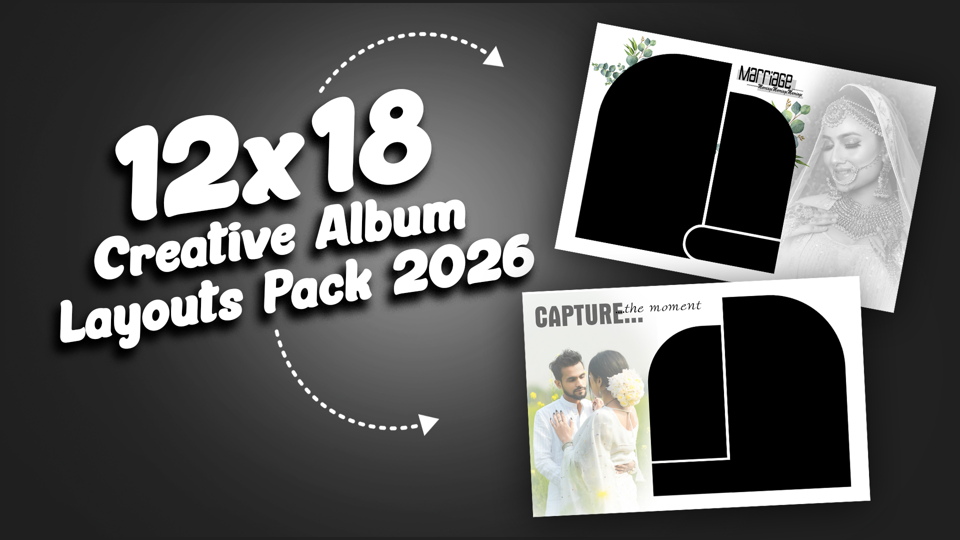 12x18 Creative Album Layouts Pack 2026